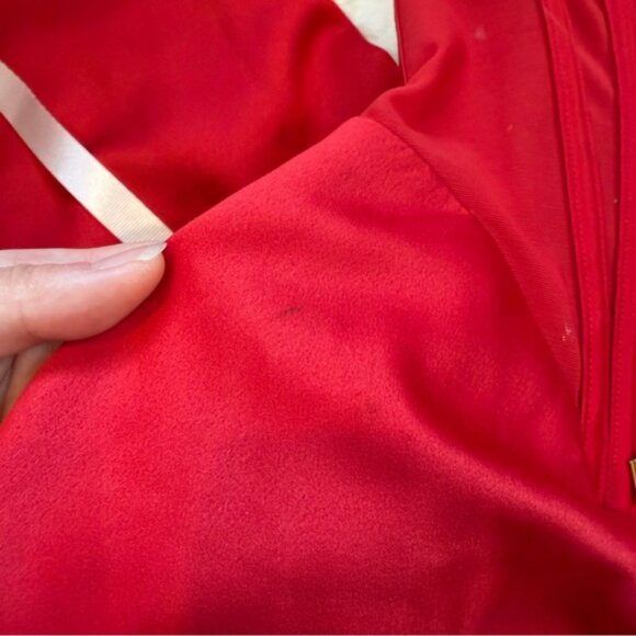 House of CB Off-Shoulder Drape Midi Corset Dress S - red - Picture 6 of 6